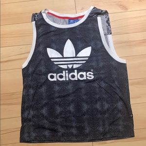 Adidas print tank top